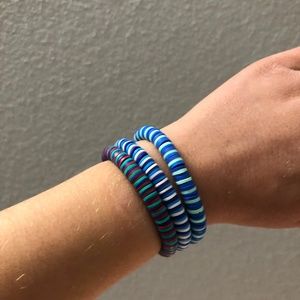 Aqua Colors 3 Bracelet Set
